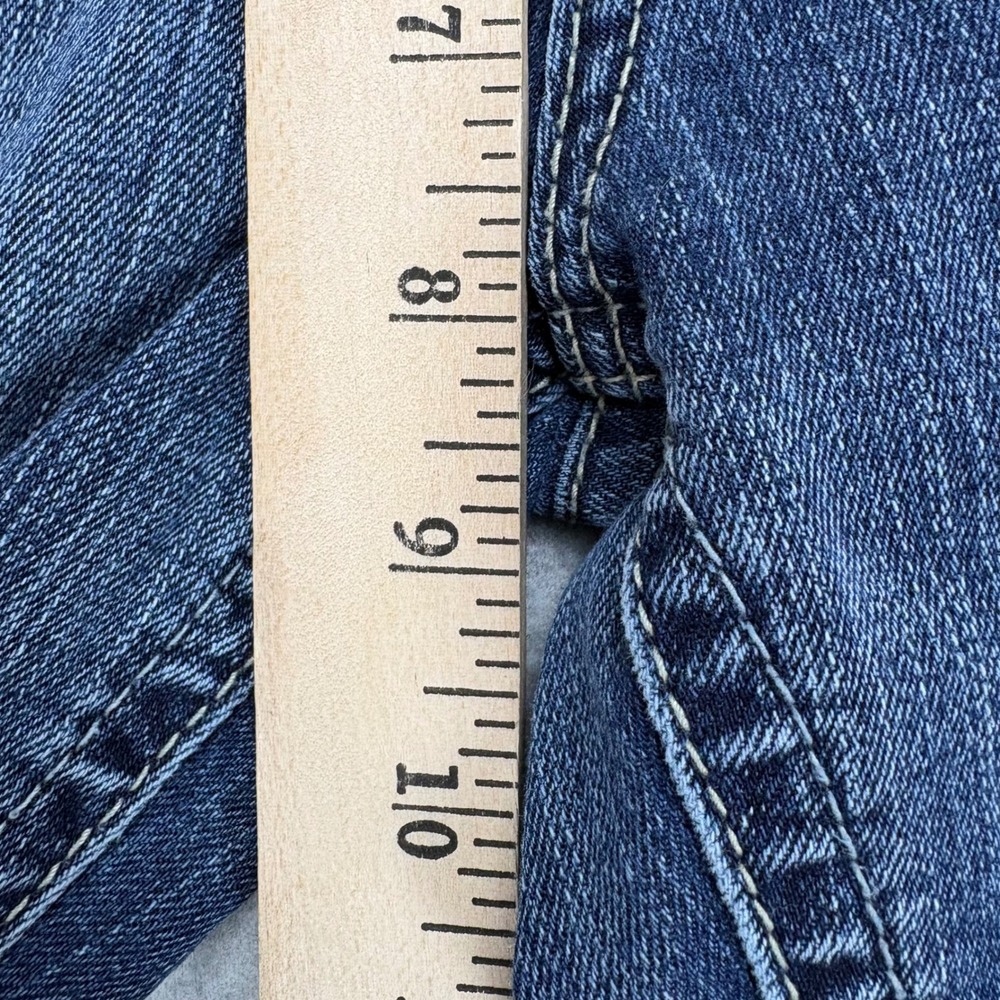 Silver Jeans Suki Capri Jeans 29x22.5 Blue Mid Rise Curvy Stretch Boho Comfort - Picture 5 of 9